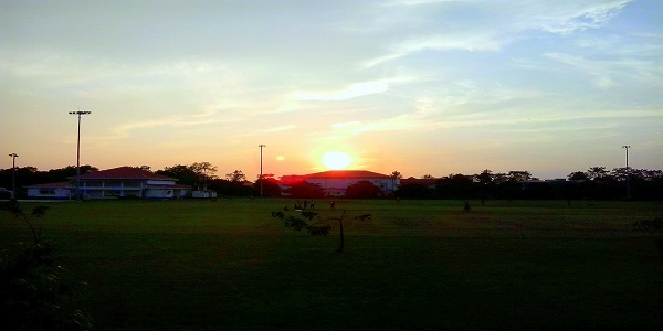 sunset from TU Campus